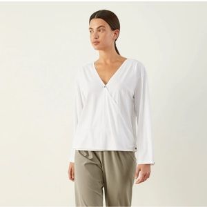 ADAY thats a wrap top, EUC, white, size S